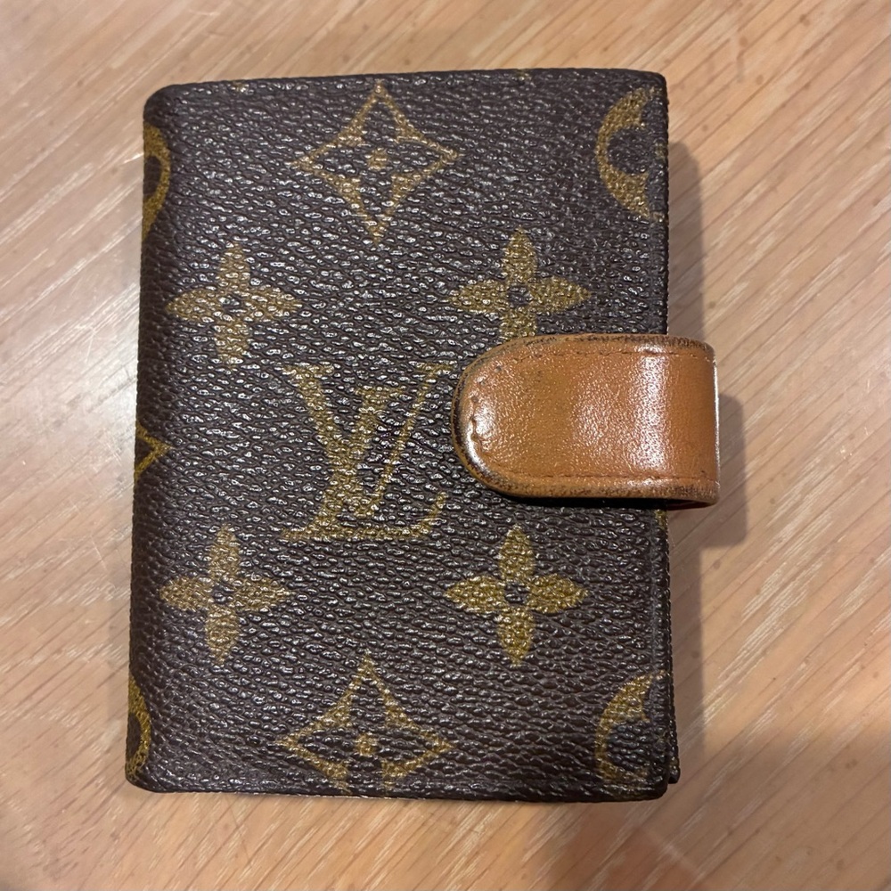 Vintage Louis Vuitton Monogram Print 
 Card Wallet, Saks Fifth Avenue